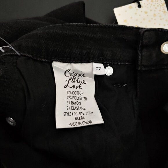 Cosmic Blue Love Stretch Ankle Skinny Jeans - Picture 7 of 7